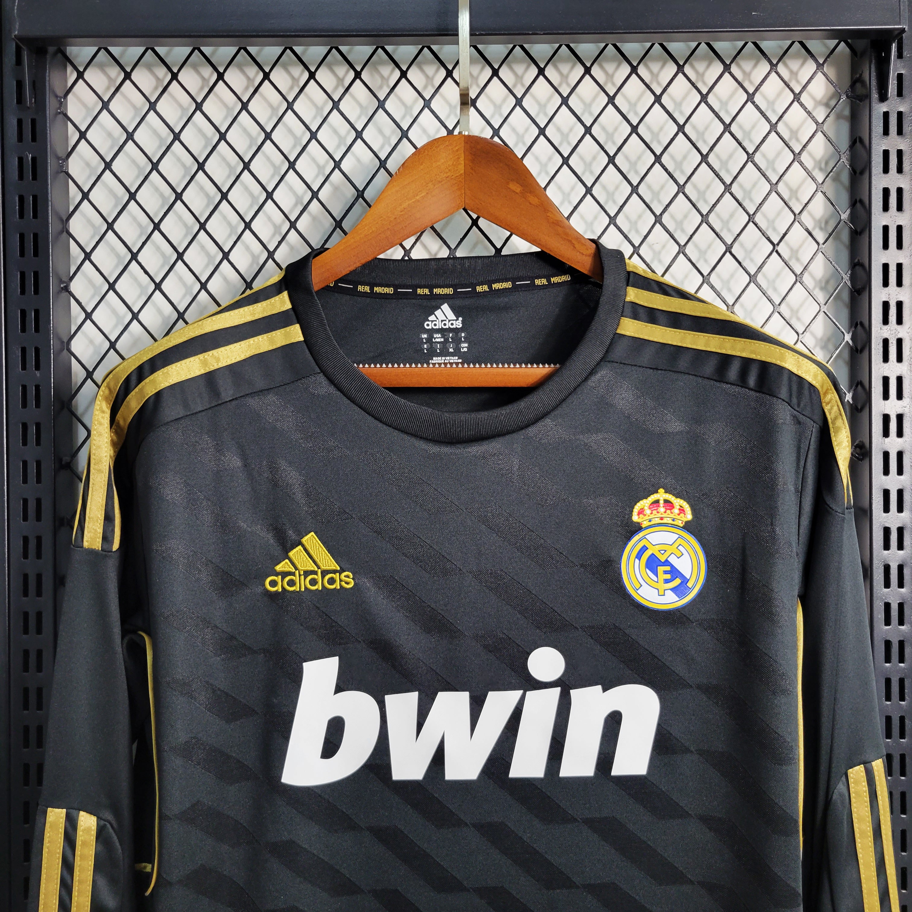 Real Madrid 2011/12 Retro Away Jersey Long Sleeve