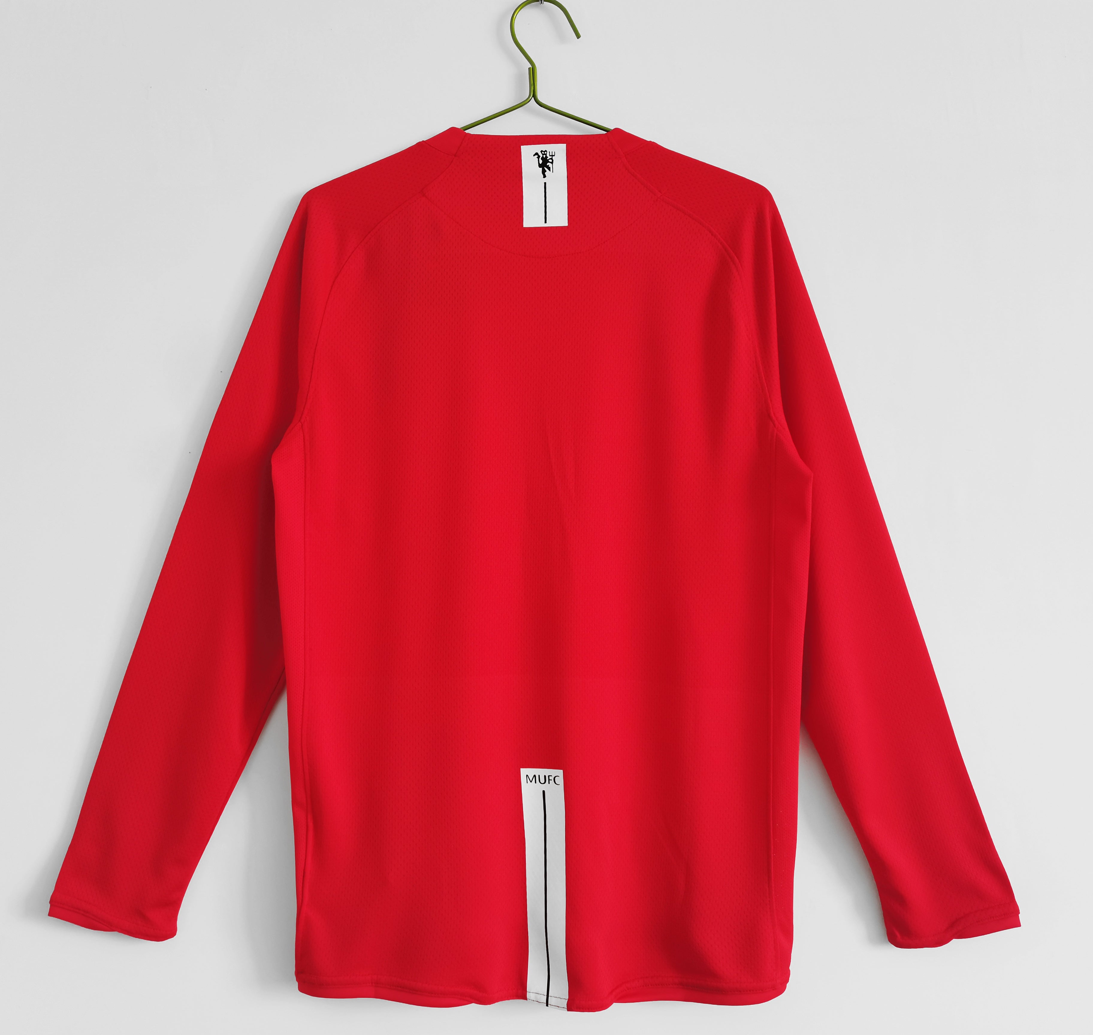 Manchester United 2007/08 Retro Home Jersey Long Sleeve