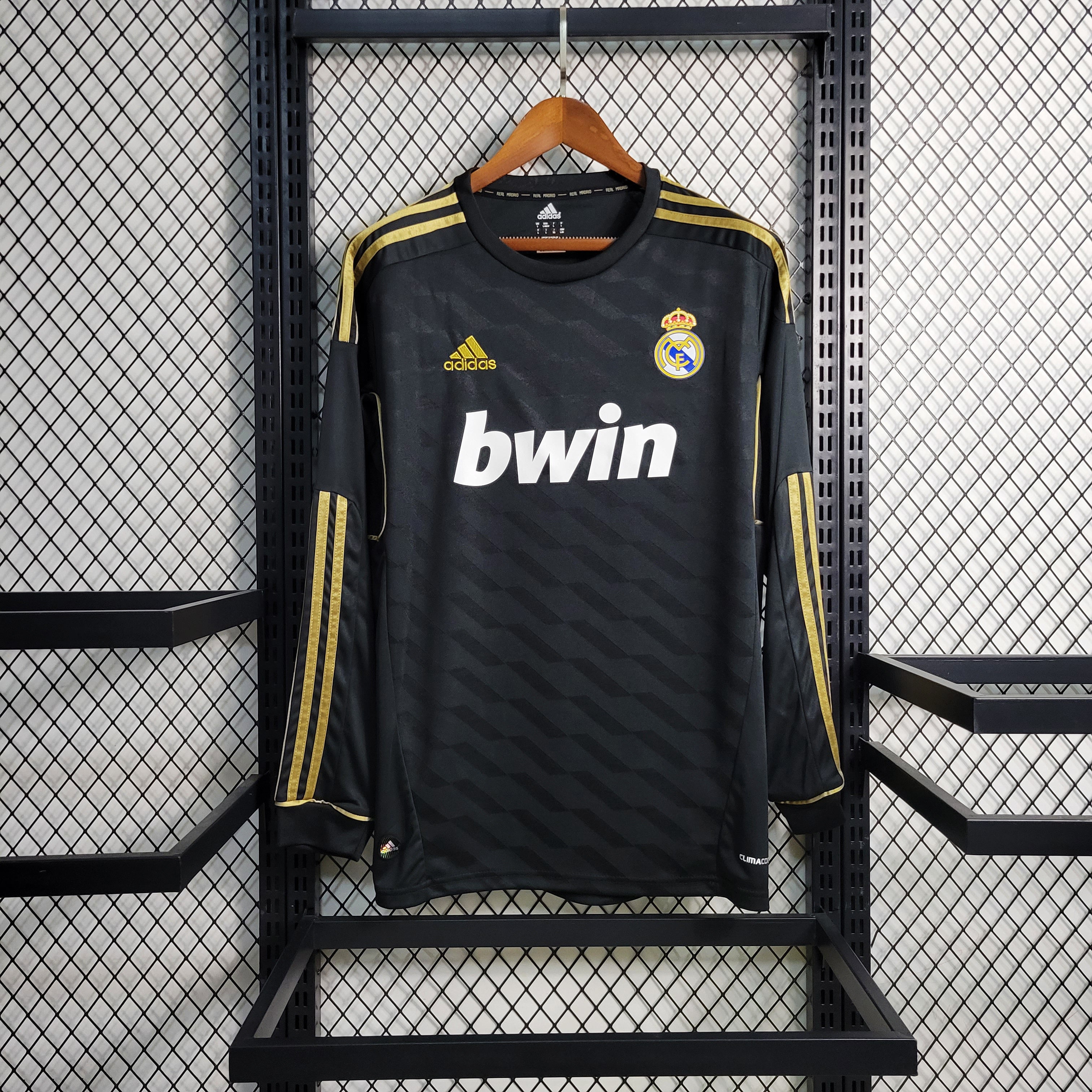 Real Madrid 2011/12 Retro Away Jersey Long Sleeve