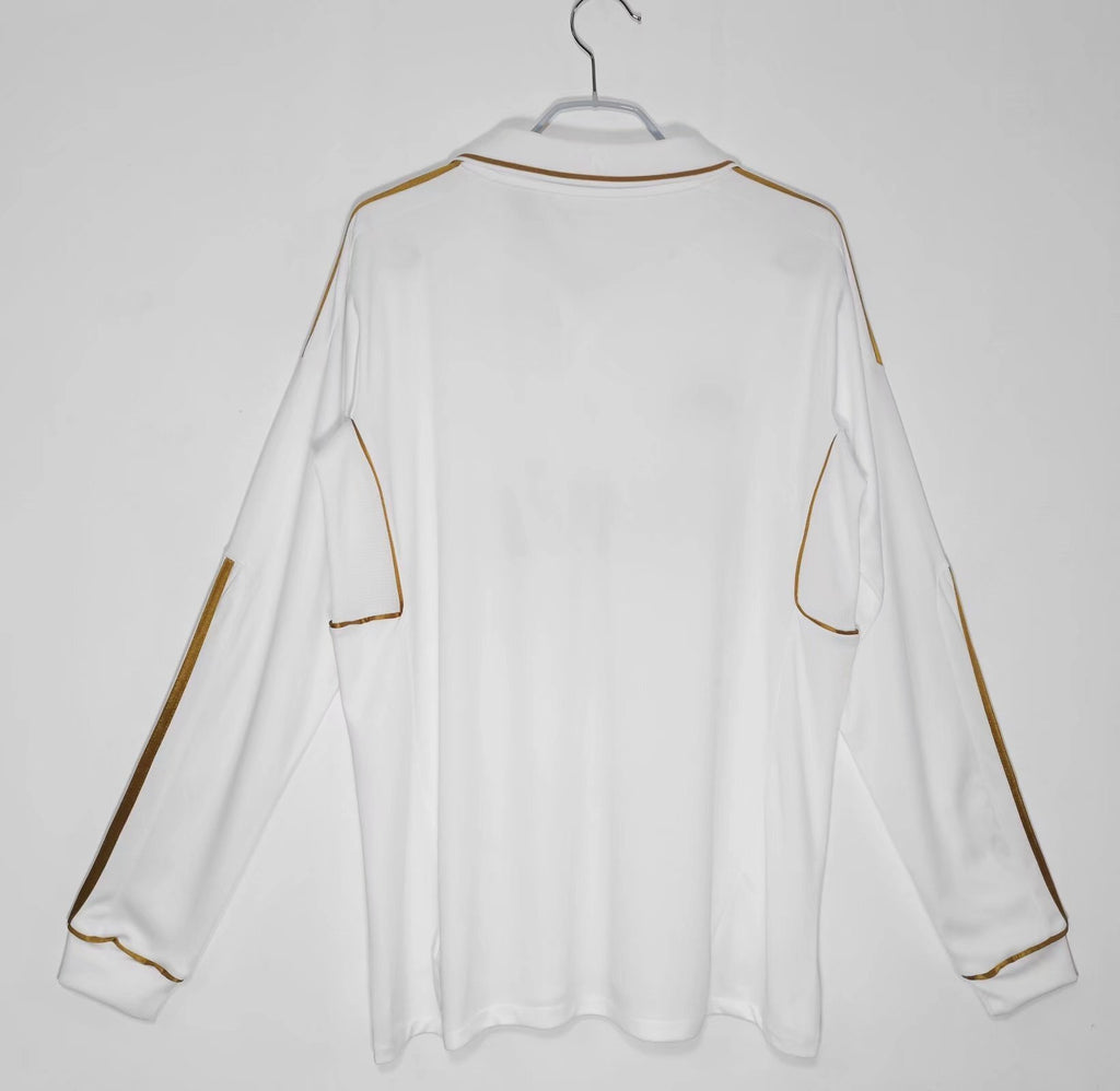 Real Madrid 2011/12 Retro Home Jersey Long Sleeve