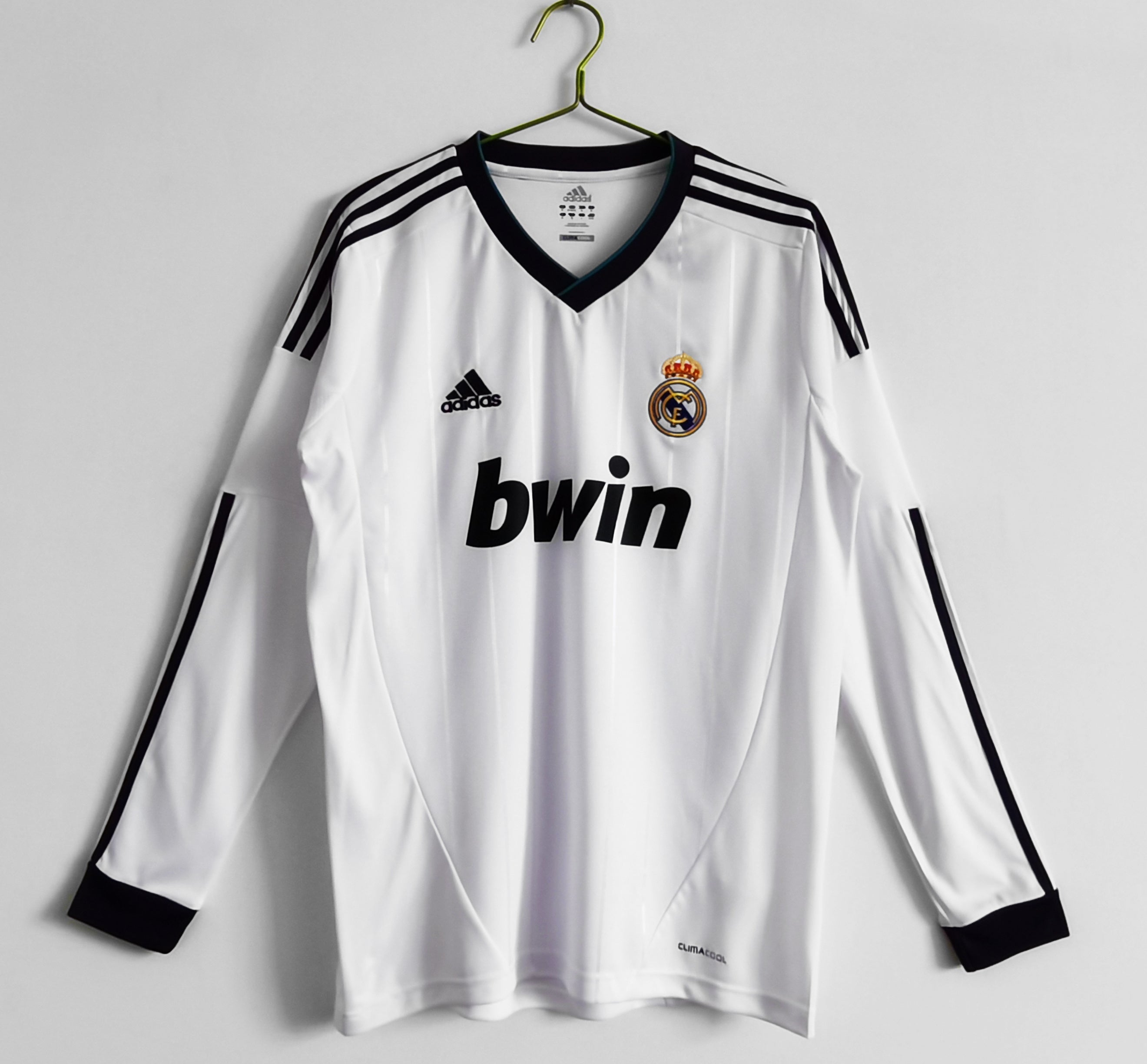 Real Madrid 2012/13 Retro Home Jersey Long Sleeve
